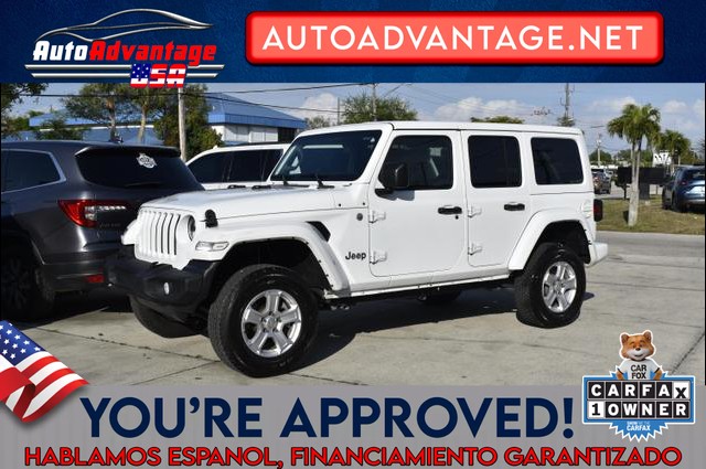 2019 Jeep Wrangler Unlimited Sport S Sport Utility 4D at SWFL Autos in Fort Myers FL