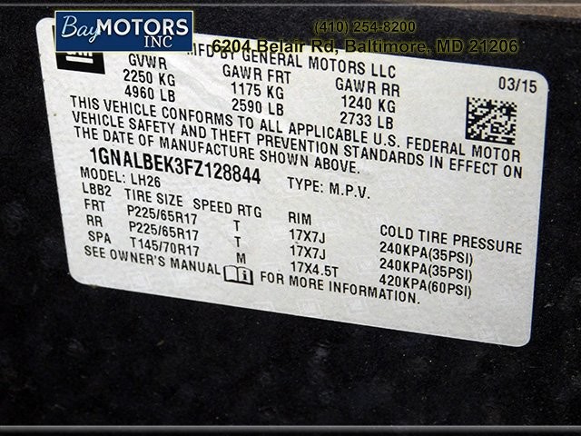 Chevrolet Equinox Vehicle Full-screen Gallery Image 7
