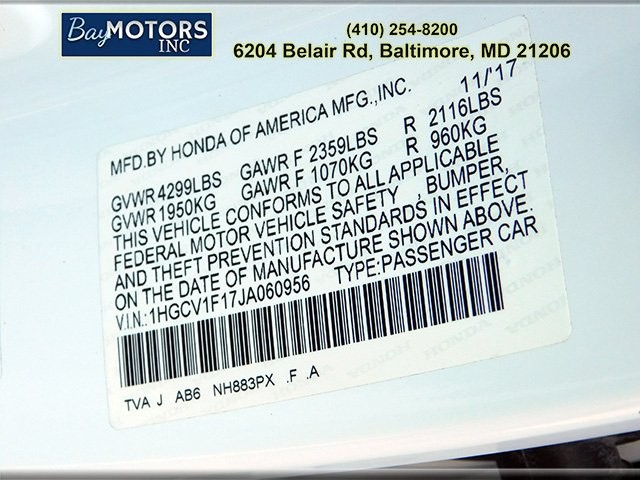 Honda Accord Sedan Vehicle Full-screen Gallery Image 22