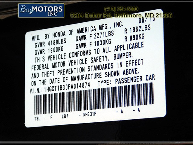 Honda Accord Coupe Vehicle Full-screen Gallery Image 18