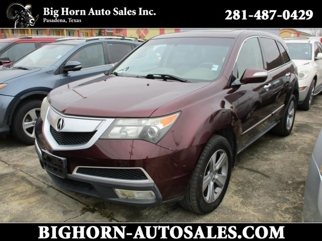 Pasadena TX 2010 Acura MDX more details - acura mdx