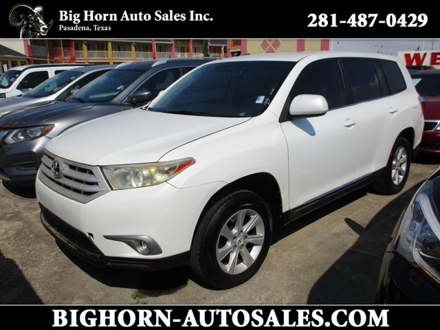 Pasadena TX 2012 Toyota Highlander more details - toyota highlander