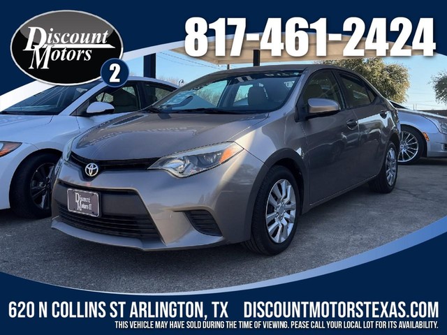 Toyota Corolla 4dr Sdn (Natl) - Arlington TX