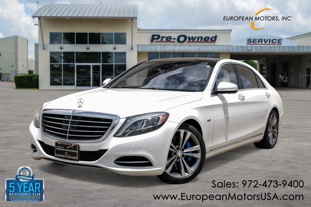 Mercedes-Benz S-Class S 550e Plug-In Hybrid Panoramic Sunroof Blind Spot Monitor - Plano TX