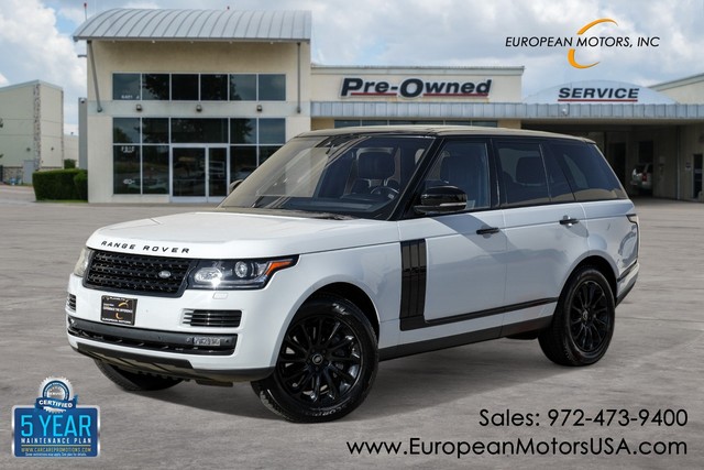 Plano TX 2015 Land Rover Range Rover more details - land rover range rover