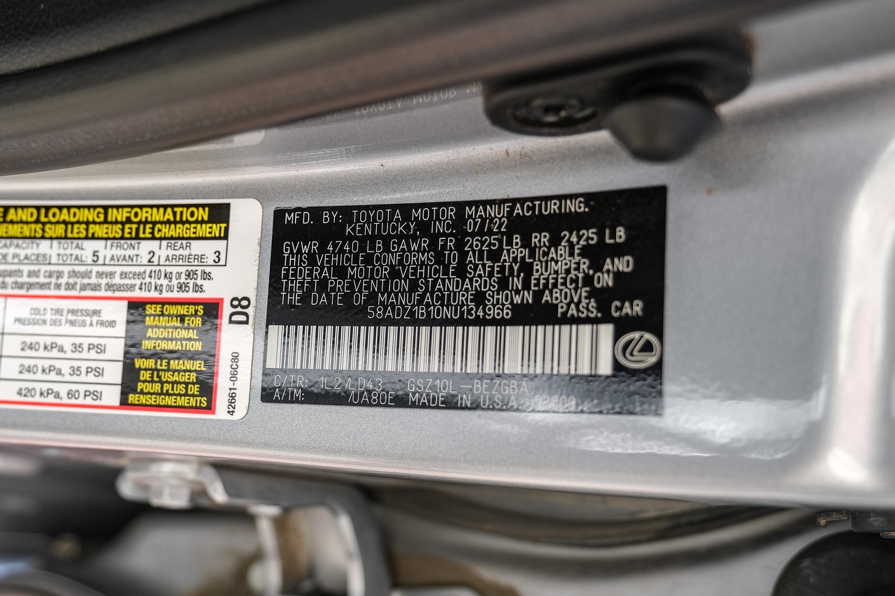 Lexus ES 350 Vehicle Main Gallery Image 57