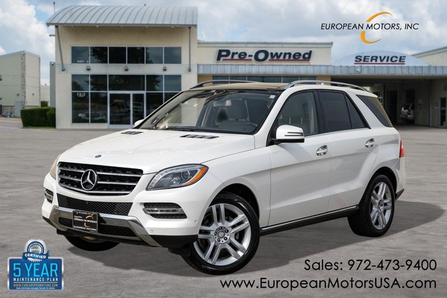 Mercedes-Benz ML 350 Panoramic Sunroof Blind Spot Monitor Heated and Cooled Seats - Plano TX