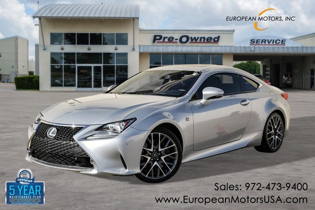 Lexus RC 350 F SPORT PAKAGE Blind Spot Monitor Park Assist Navigation Sunroof Heate - Plano TX