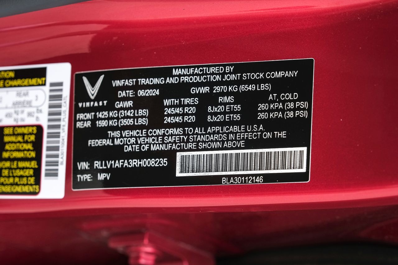 Vinfast VF 8 Vehicle Main Gallery Image 50