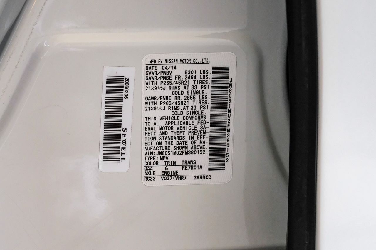 INFINITI QX70 Vehicle Main Gallery Image 61