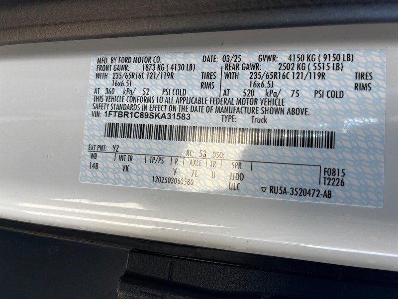 Ford Transit Cargo Van Vehicle Full-screen Gallery Image 12