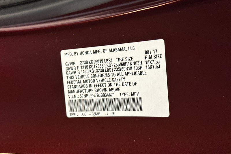 Honda Odyssey Vehicle Full-screen Gallery Image 30