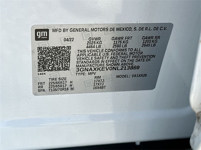 Chevrolet Equinox Vehicle Full-screen Gallery Image 32