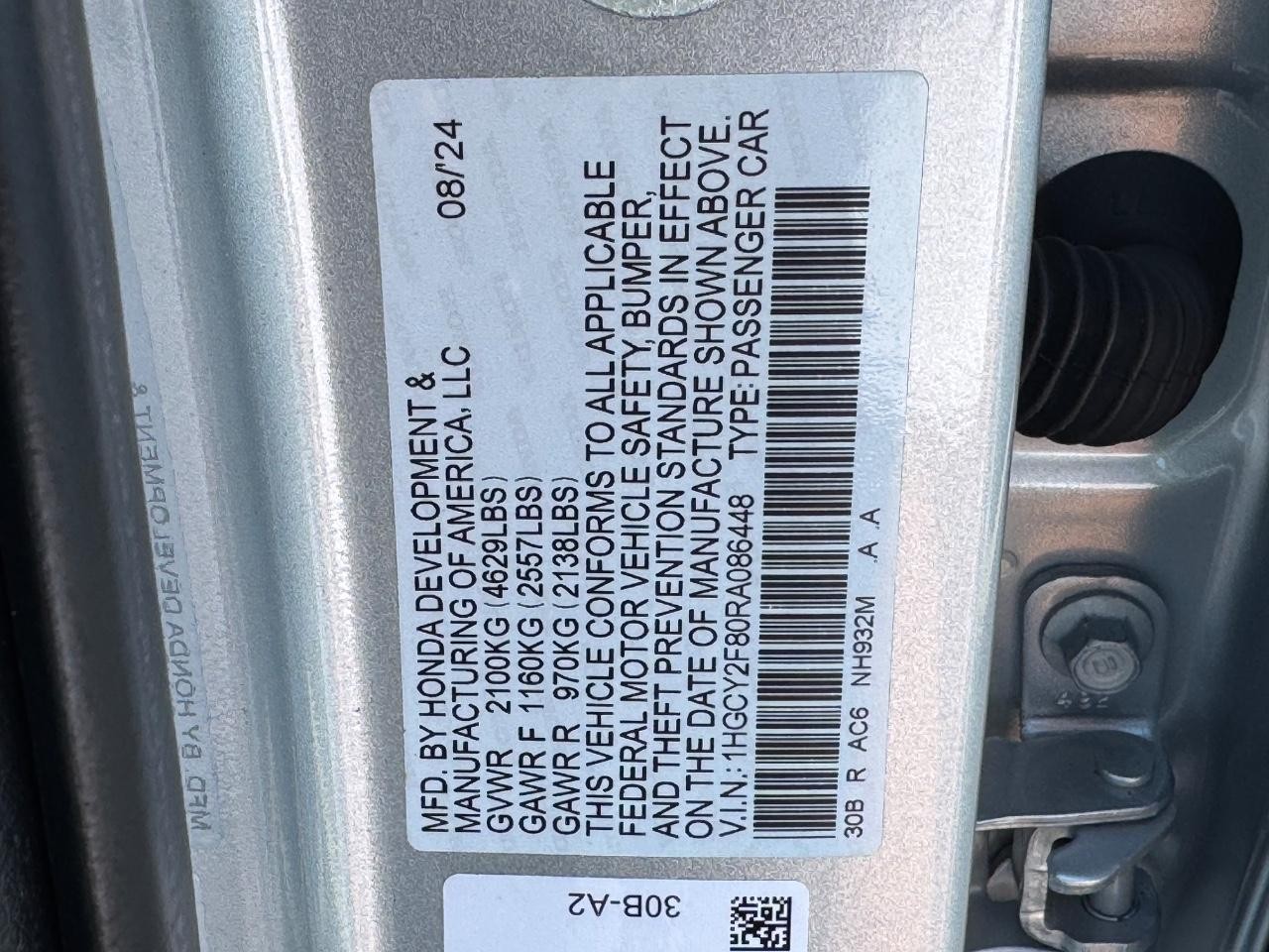 Honda Accord Hybrid Vehicle Full-screen Gallery Image 27