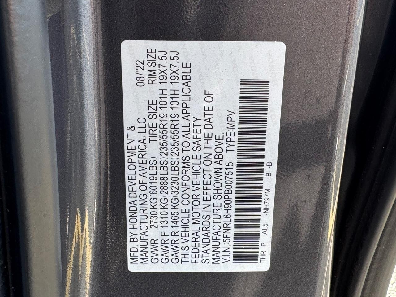 Honda Odyssey Vehicle Full-screen Gallery Image 29