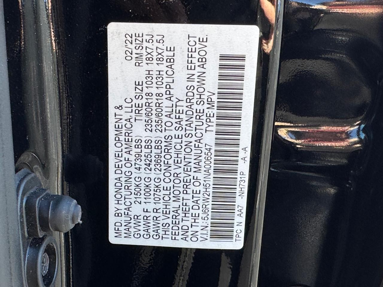 Honda CR-V Vehicle Full-screen Gallery Image 26