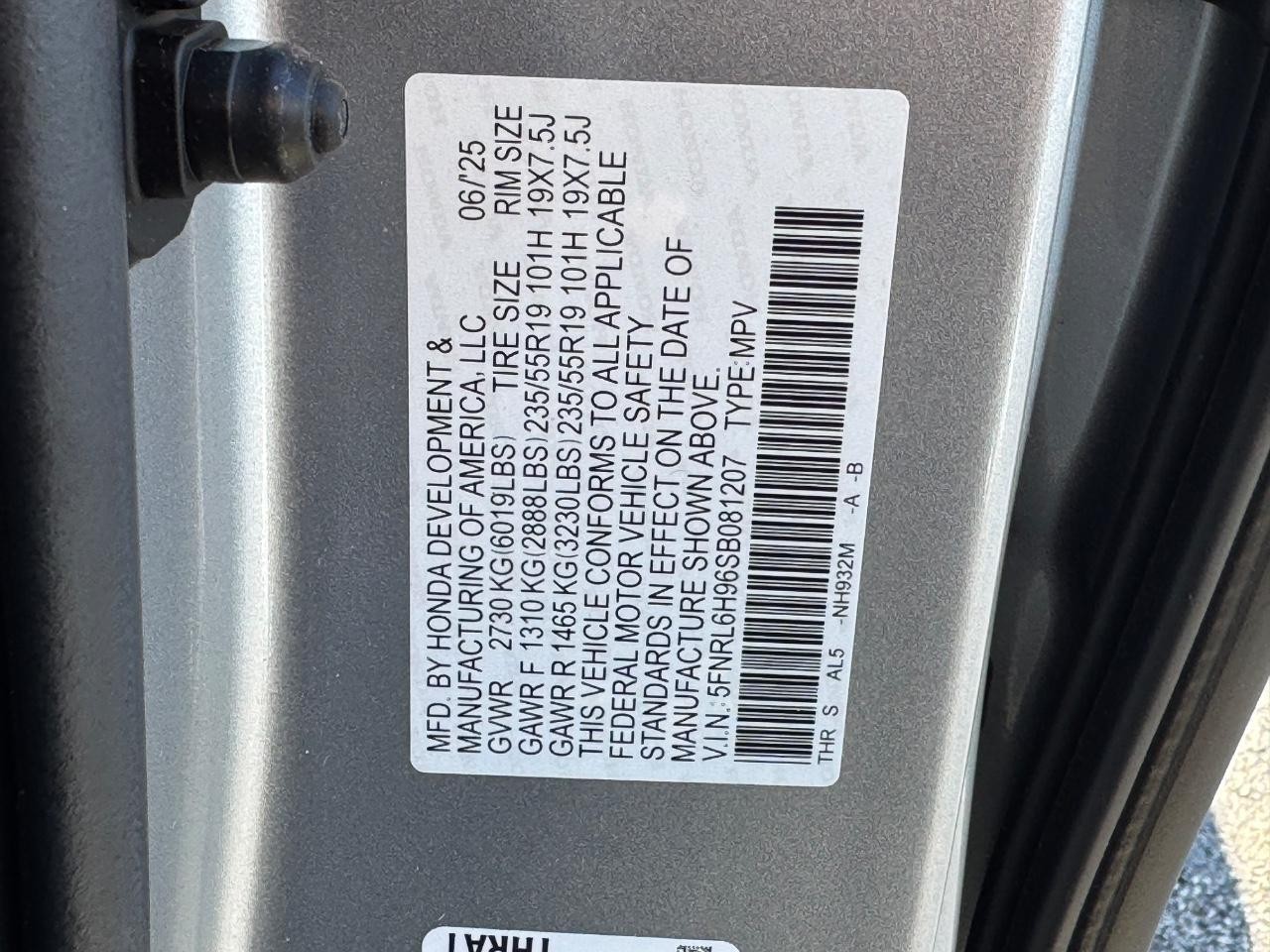 Honda Odyssey Vehicle Full-screen Gallery Image 29