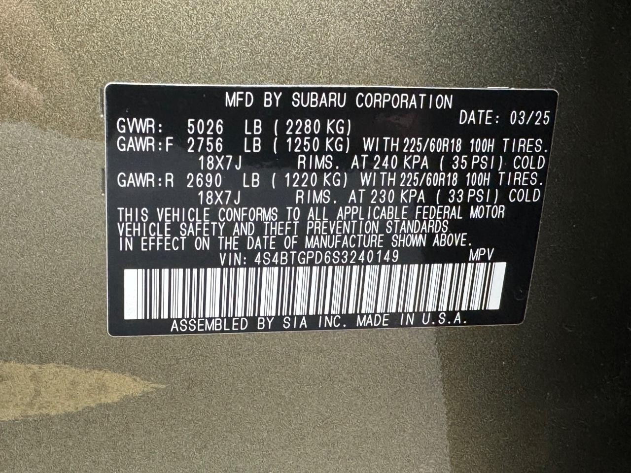 Subaru Outback Vehicle Full-screen Gallery Image 27