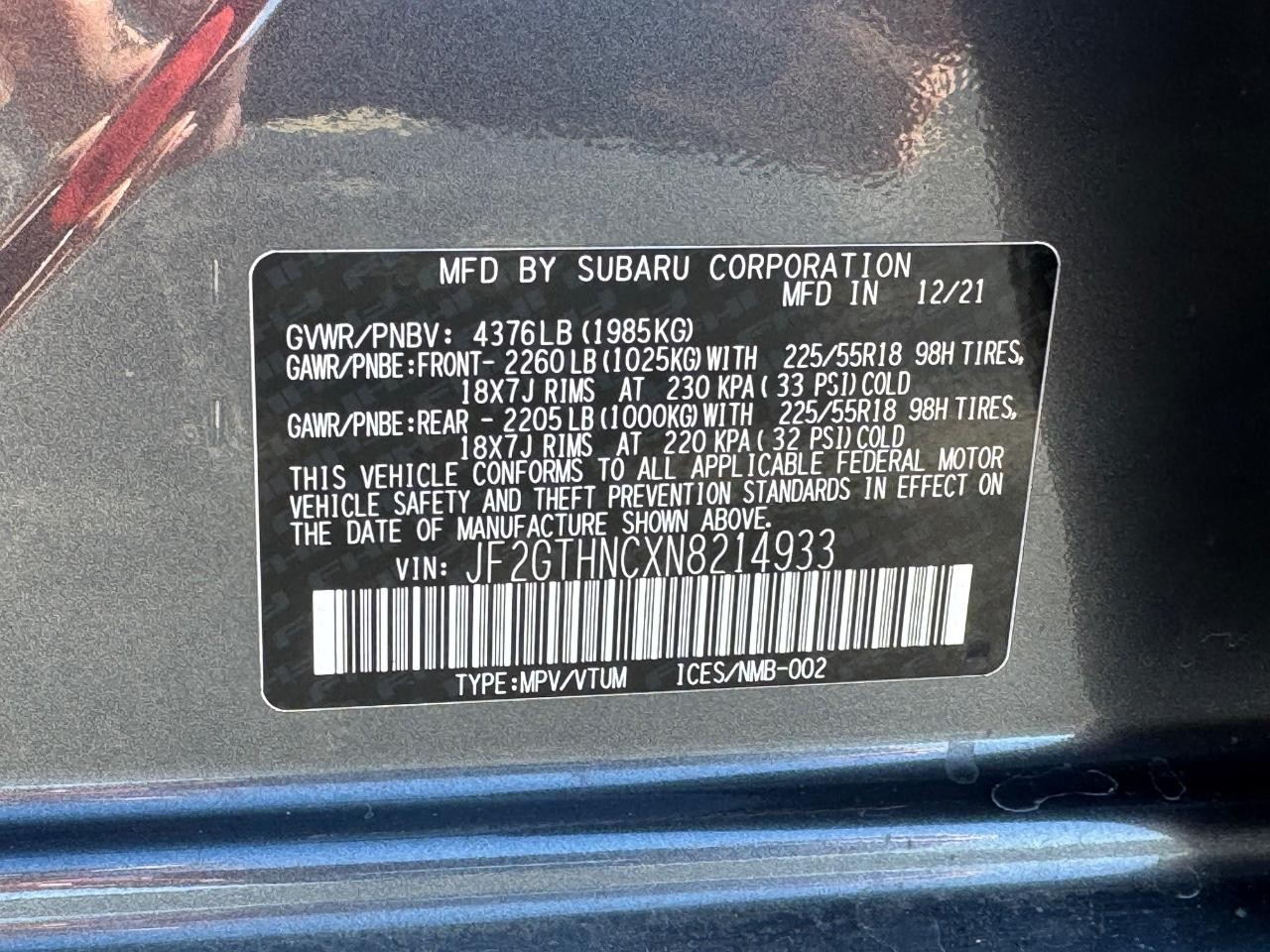 Subaru Crosstrek Vehicle Full-screen Gallery Image 27