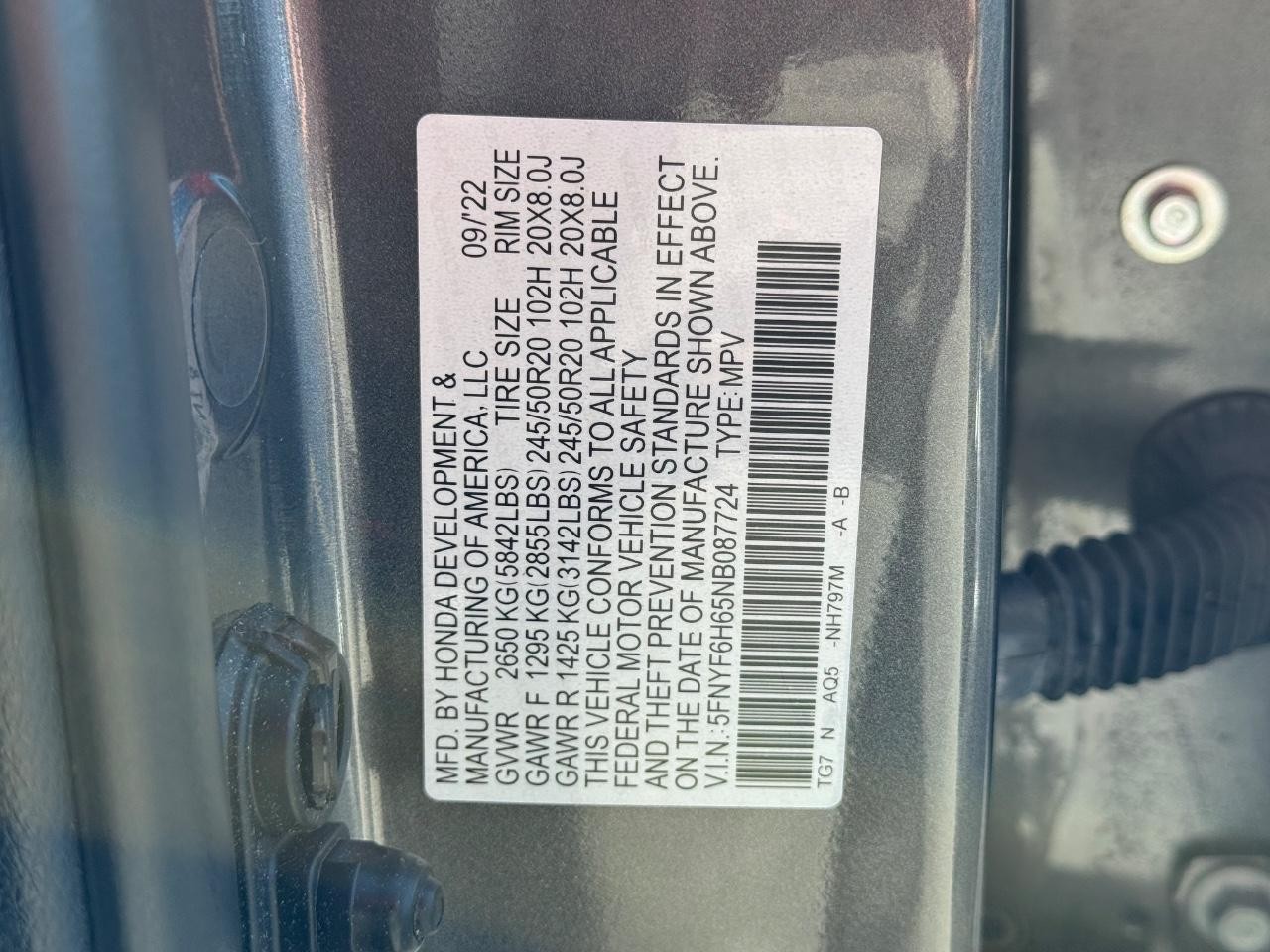 Honda Pilot Vehicle Full-screen Gallery Image 30