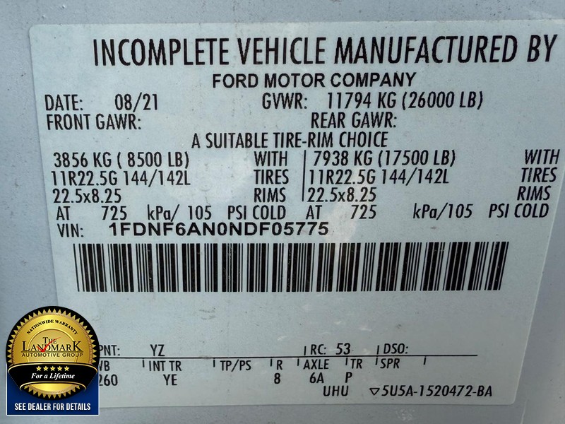 Ford F-650 Straight Frame Gas Vehicle Full-screen Gallery Image 13