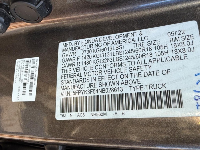 Honda Ridgeline Vehicle Full-screen Gallery Image 22