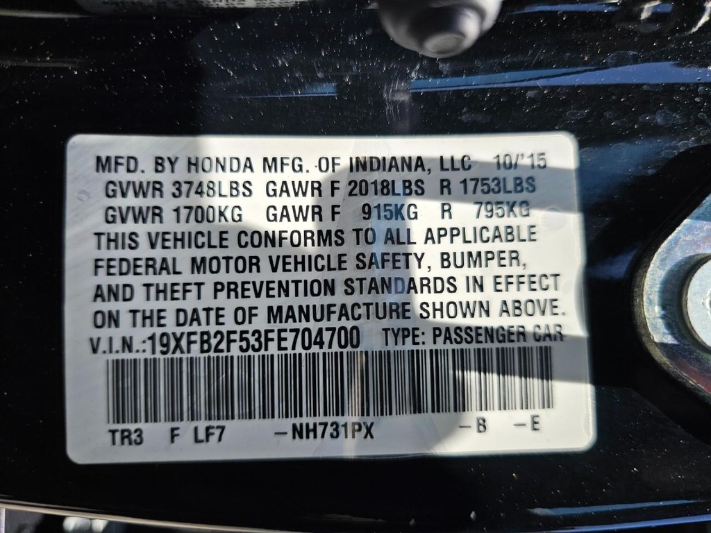 Honda Civic Sedan Vehicle Full-screen Gallery Image 33