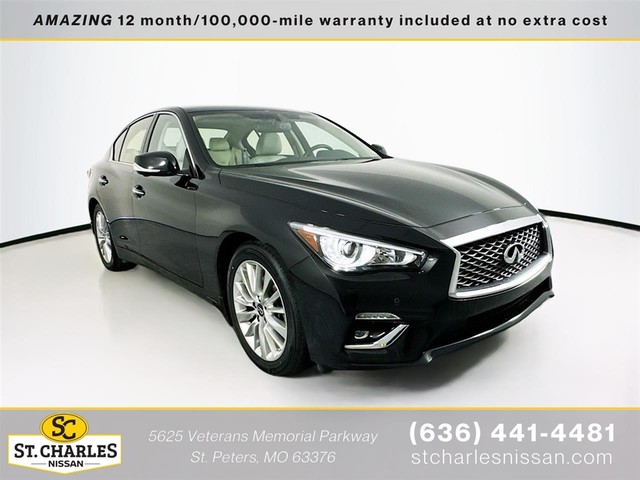 2021 INFINITI Q50 3.0t LUXE at St. Charles Nissan in St. Peters MO