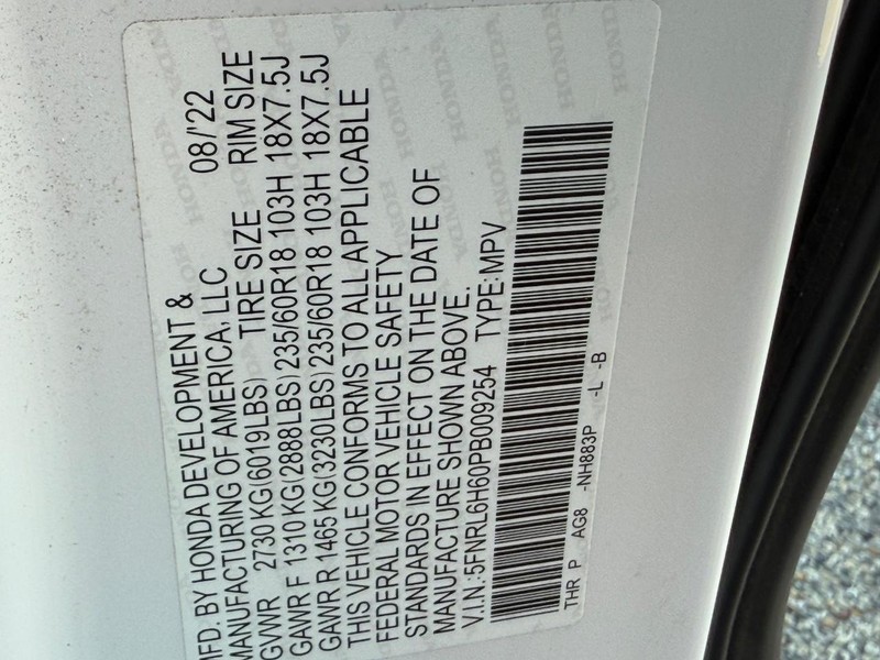 Honda Odyssey Vehicle Image 23