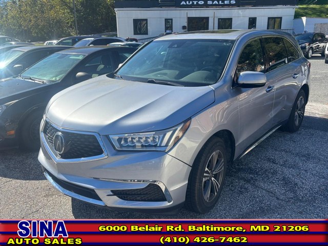 Acura MDX silver - Baltimore MD