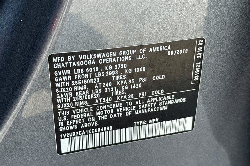 Volkswagen Atlas Vehicle Full-screen Gallery Image 27