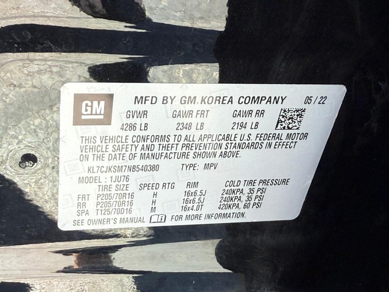 Chevrolet Trax Vehicle Full-screen Gallery Image 23