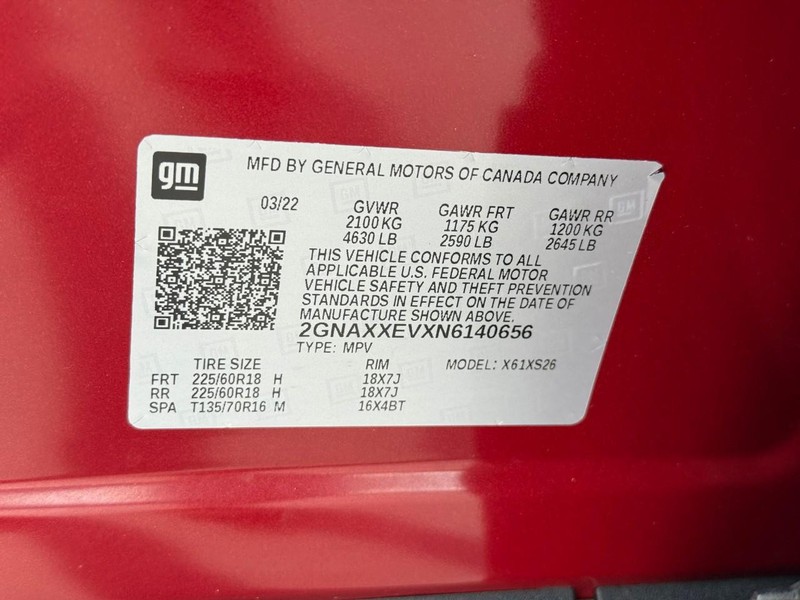 Chevrolet Equinox Vehicle Full-screen Gallery Image 26