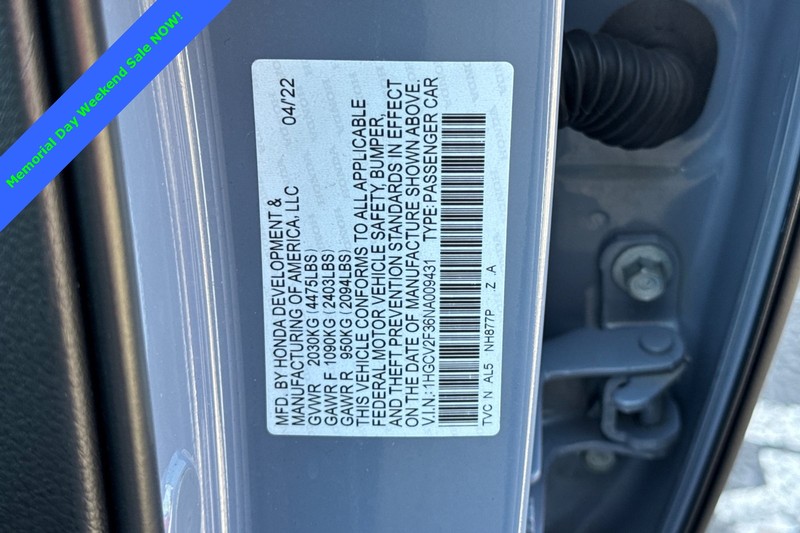 Honda Accord Sedan Vehicle Full-screen Gallery Image 28