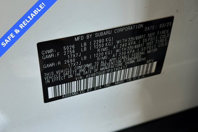 Subaru Outback Vehicle Full-screen Gallery Image 27