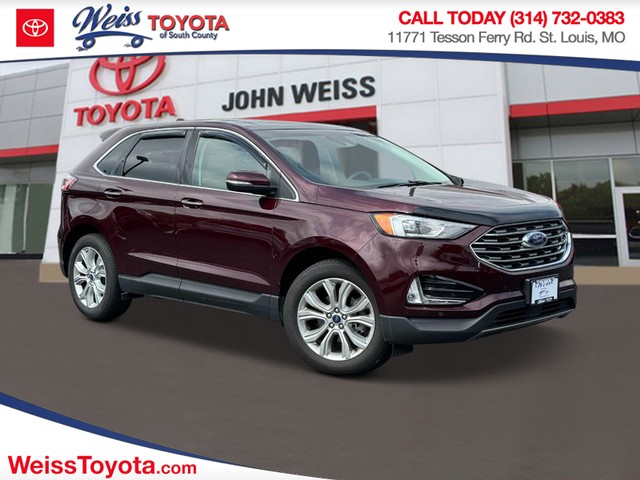 2020 Ford Edge Titanium at Weiss Toyota of South County in St. Louis MO