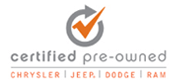 JEEP Certified Vehicle
