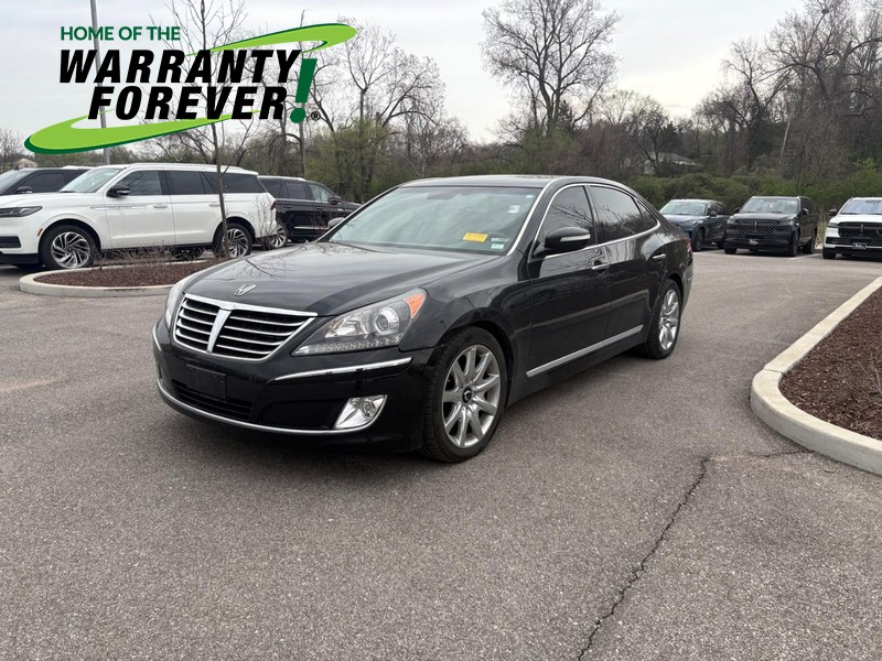 Black Noir Pearl 2012 Hyundai Equus Signature RWD Sedan Rear-Wheel Drive Automatic