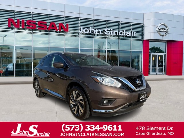 2018 Nissan Murano Platinum at John Sinclair Nissan in Cape Girardeau MO
