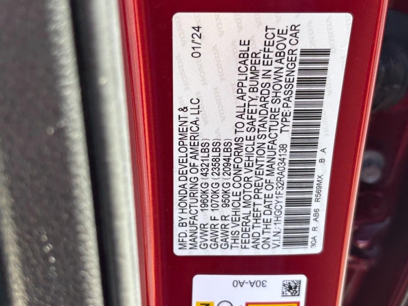 Honda Accord Sedan Vehicle Image 25