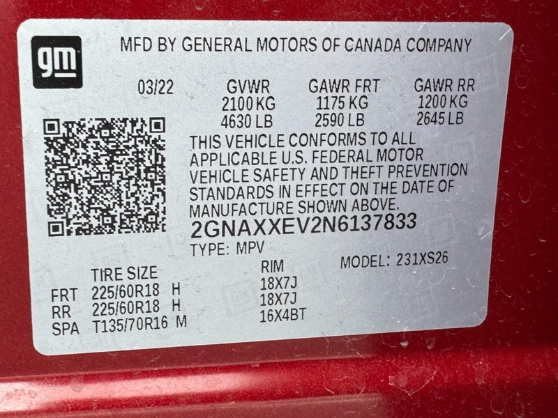 Chevrolet Equinox Vehicle Full-screen Gallery Image 25