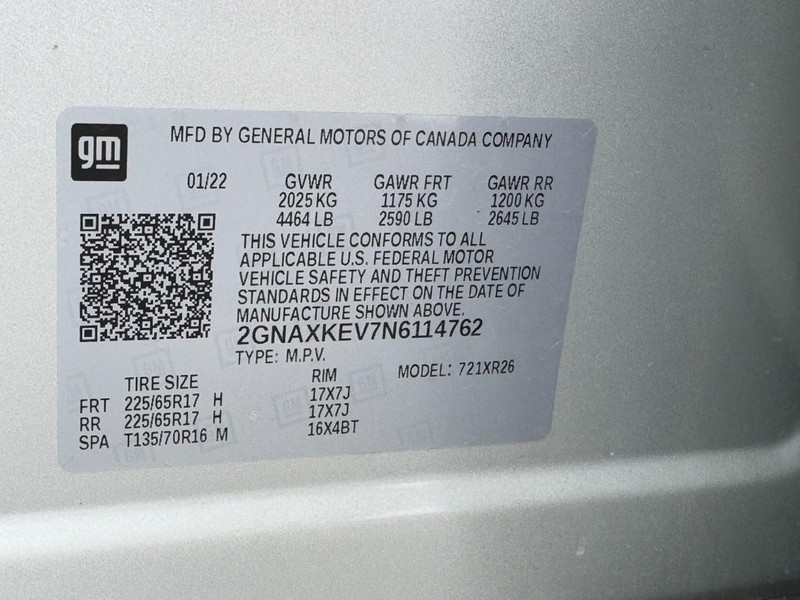 Chevrolet Equinox Vehicle Full-screen Gallery Image 23
