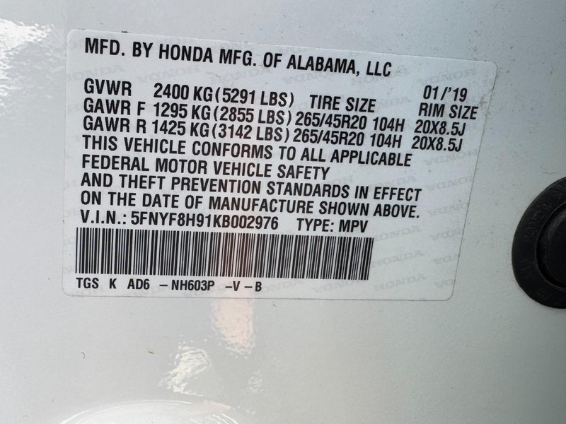 Honda Passport Vehicle Image 25