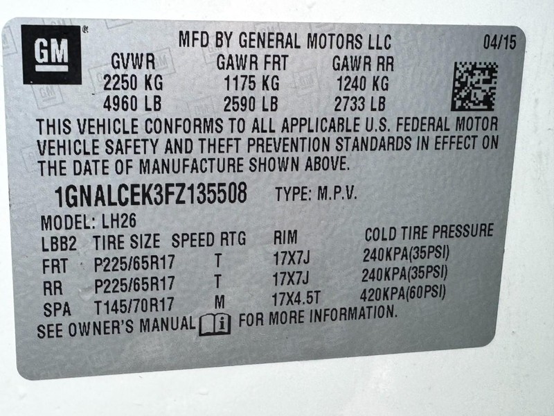 Chevrolet Equinox Vehicle Full-screen Gallery Image 24