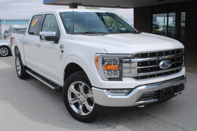 Used 2022 Ford F-150 Lariat with VIN 1FTFW1E55NFA13415 for sale in Jerseyville, IL