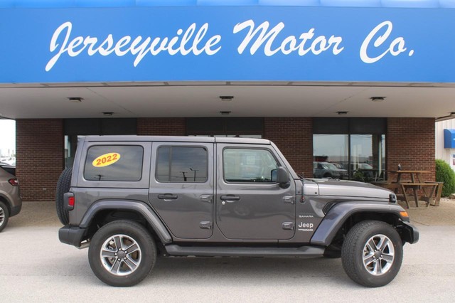 2022 Jeep Wrangler Unlimited Sahara at Jerseyville Motor Company in Jerseyville IL