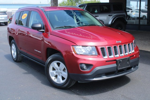 Used 2014 Jeep Compass Sport with VIN 1C4NJCBA5ED801081 for sale in Jerseyville, IL