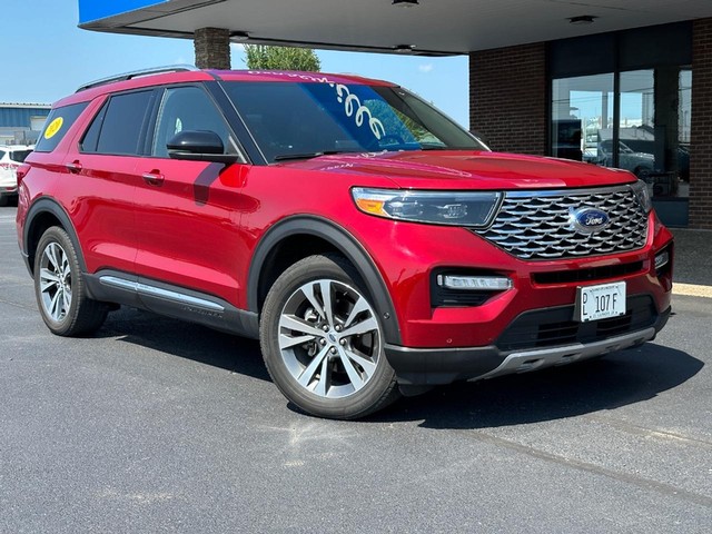 Used 2020 Ford Explorer Platinum with VIN 1FM5K8HC2LGB21553 for sale in Jerseyville, IL