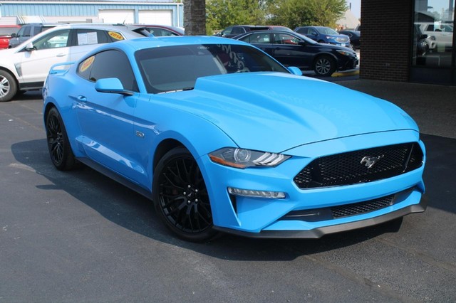 Used 2022 Ford Mustang GT with VIN 1FA6P8CF4N5118332 for sale in Jerseyville, IL