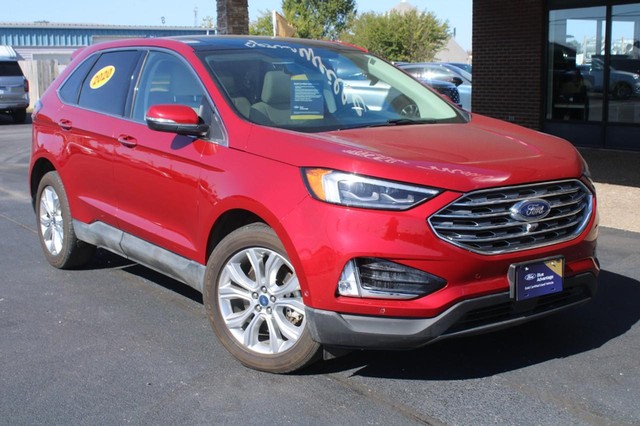 Used 2020 Ford Edge Titanium with VIN 2FMPK4K90LBB63791 for sale in Jerseyville, IL